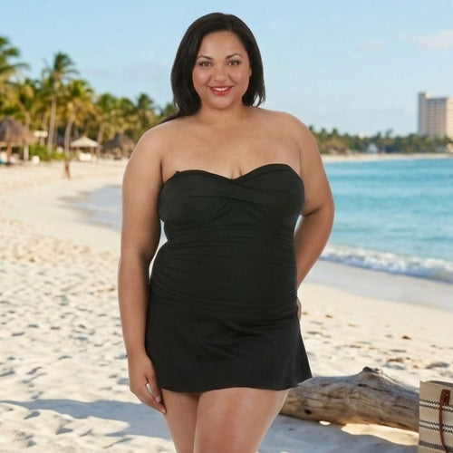 Skirted One Piece Swimsuit